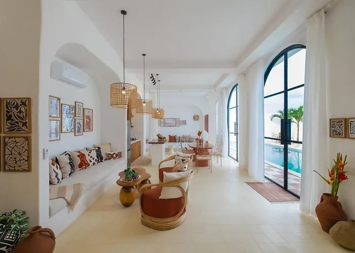 Ocean View 4br Design With Lap Pool & Rooftop Jacuzzi Villa Jimbaran