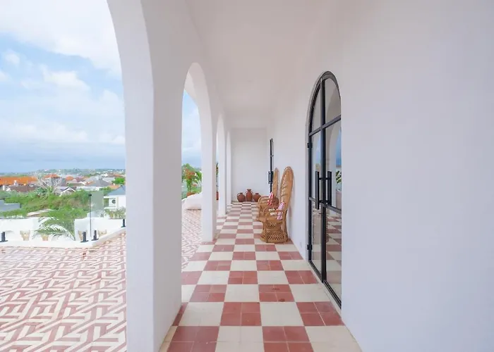 Villa Ocean View 4br Design With Lap Pool & Rooftop Jacuzzi Jimbaran