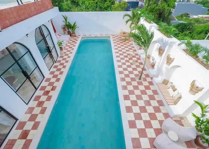 Villa Ocean View 4br Design With Lap Pool & Rooftop Jacuzzi *